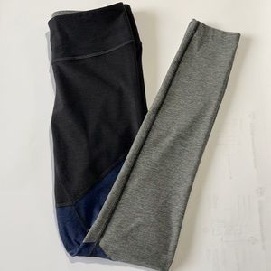 Outdoor Voices Color Block Full Length Leggings